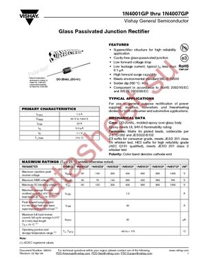 1N4001GPEHE3/54 datasheet  